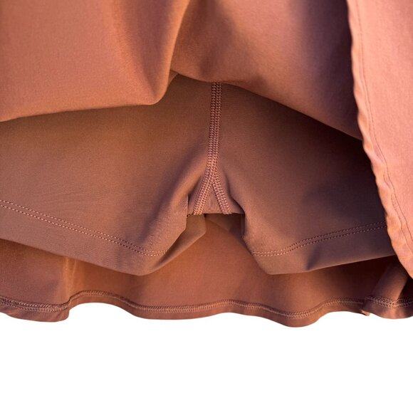 TnAction Aritzia Womens Activewear Brown Workout Stretch Gym Athletic Skort XS - Picture 4 of 6